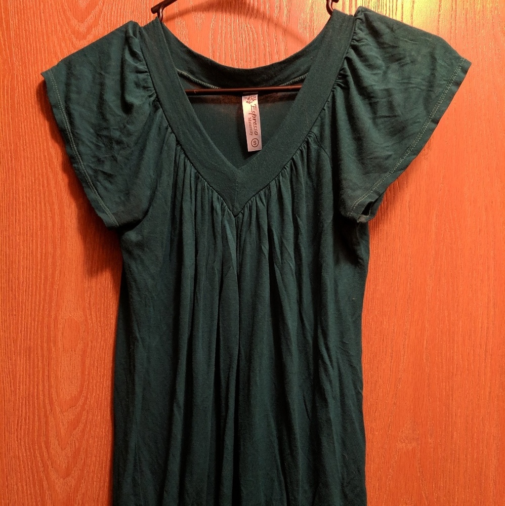 Teal Maternity Top